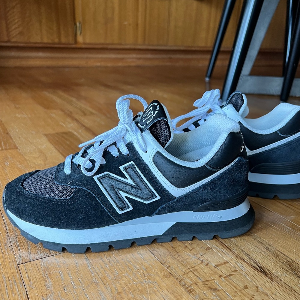 New Balance Black and White Sneakers
